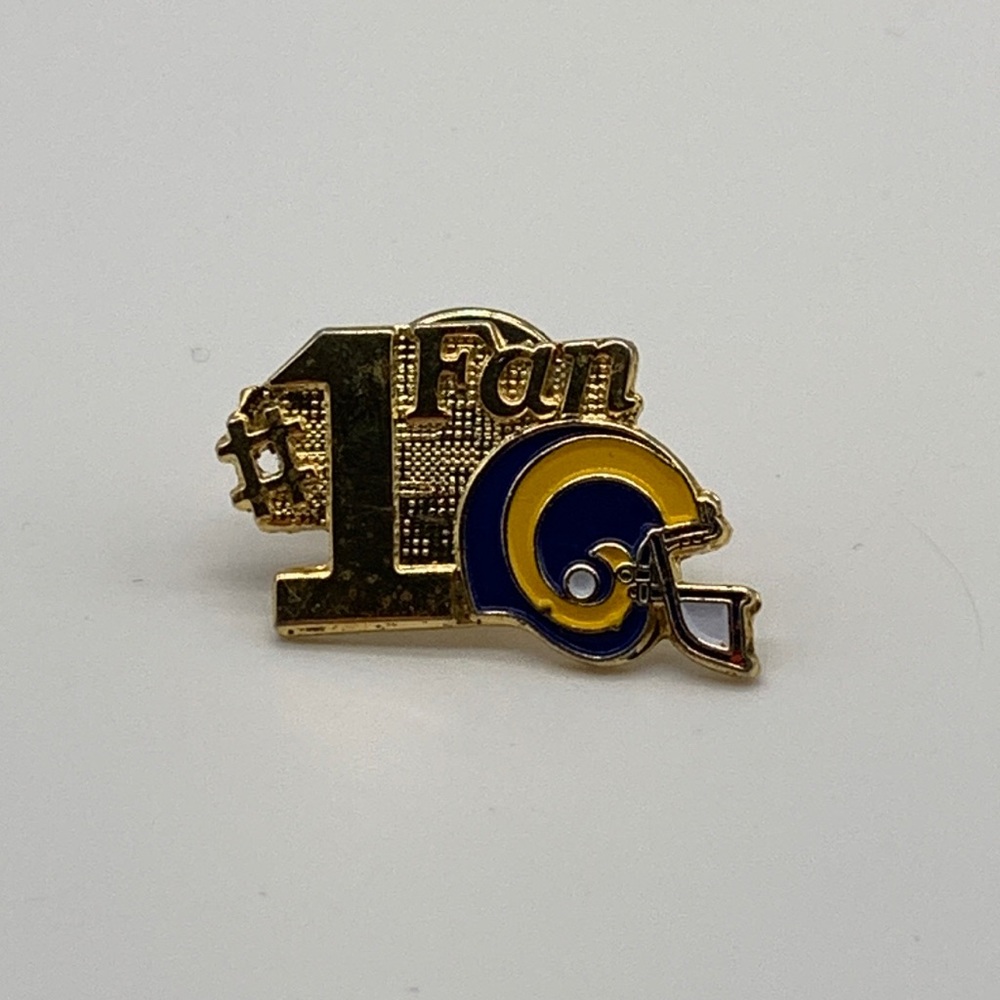 Rams Vintage 1987 Pin Hat Lapel NFL #1 Fan St. Louis NFL